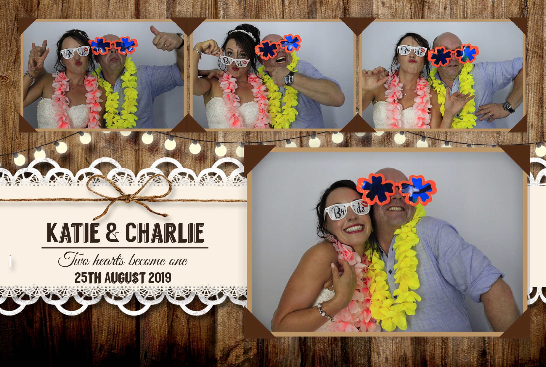 Katie & Charlie's Wedding | View more photos from the event at gallery.myphotoboothexperience.co.uk/u/MyPhotoBoothExperienceLtd/Katie-Charlies-Wedding